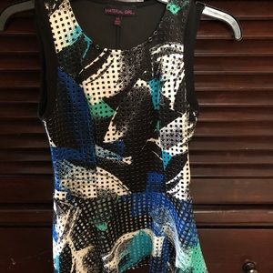 Material Girl Peplum Top